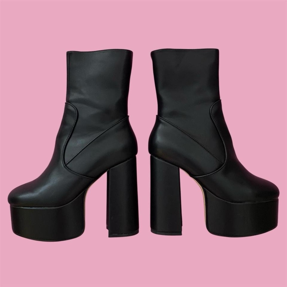 platform ankle boots